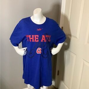Men XL Atlanta Braves “The ATL” Nike Short Sleeve Shirt